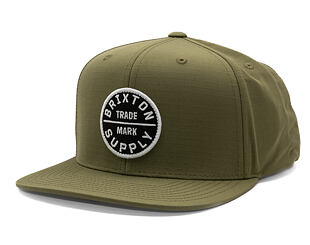 Kšiltovka Brixton - Oath Iii Snapback - Ivy Green Ripstop
