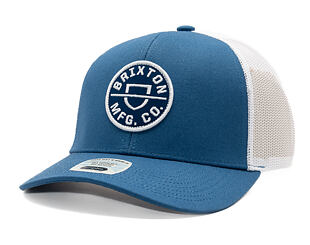 Kšiltovka Brixton - Crest X Mp Mesh Cap - Joe Blue/White