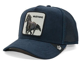 Kšiltovka Goorin - The Suede Mustang - Navy