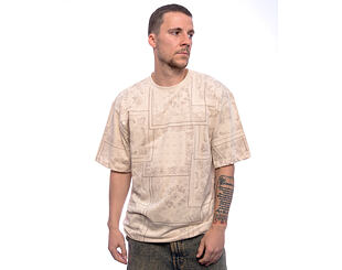Triko Karl Kani - Signature Paisley T-Shirt - Beige