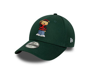 Dětská Kšiltovka New Era - Bear Kids 9FORTY - AC Milan - Dark Green