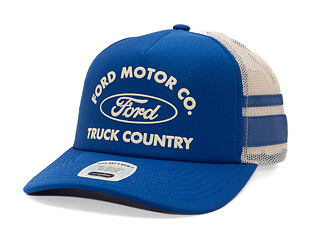 Kšiltovka Brixton - Ford Built Tough Mp Trucker Hat - Ford Blue/Wimbleton White