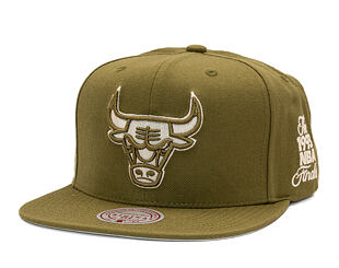 Kšiltovka Mitchell & Ness - NBA Fashion Basic Snapback - Chicago Bulls - Olive