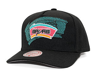 Kšiltovka Mitchell & Ness - NBA Tilted Pro Snapback Hwc - San Antonio Spurs - Black