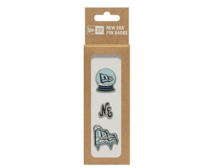 Připínáček New Era - Branded 3× Cap Pin Set - Silver