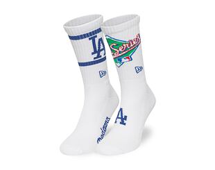 Ponožky New Era - MLB WS Crew Socks 2pk - LA Dodgers - White