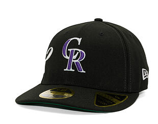 Kšiltovka New Era - MLB Established 59FIFTY Low Profile - Colorado Rockies - Black