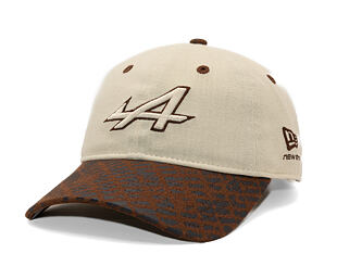 Kšiltovka New Era - F1 Heritage 9TWENTY - Alpine Racing - Chrome White