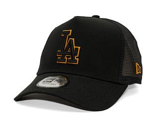 Kšiltovka New Era - MLB Outline 9FORTY Trucker - LA Dodgers - Black