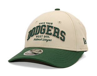 Dětská Kšiltovka New Era - MLB Wordmark 9FORTY M-CROWN - LA Dodgers - Cream