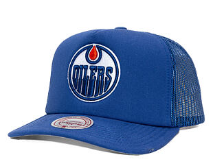 Kšiltovka Mitchell & Ness - Edmonton Oilers - Evergreen Trucker - Blue