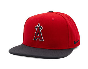 Kšiltovka Nike - Dri-Fit Pro - Los Angeles Angels - Gym Red 6DL/Pitch Blue 4FA