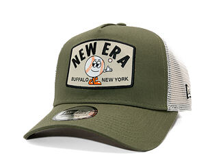 Kšiltovka New Era - Branded Summer Patch 9FORTY A-Frame Trucker - New Olive