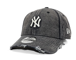 Kšiltovka New Era - MLB Acid Wash Denim 9FORTY - NY Yankees - Black
