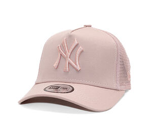 Dětská Kšiltovka New Era - MLB Essential 9FORTY A-Frame Trucker - NY Yankees - Pink Rouge