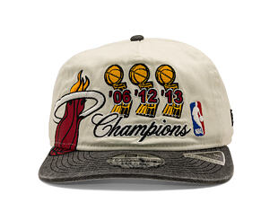 Kšiltovka New Era - NBA "Hardwood Classic Champions" 19TWENTY - Miami Heat - Chrome White / Team Col
