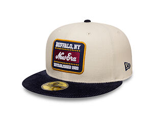 Kšiltovka New Era - Branded Patch Cord 59FIFTY - Cream / Navy