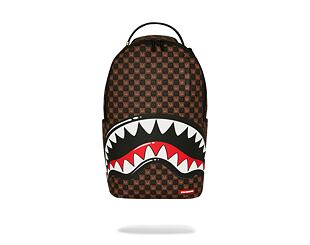 Batoh Sprayground - Sharks In Paris Wtf Bubble Brown Check Backpack