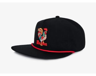 Kšiltovka Malbon - Rooster Snapback - Black