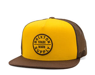 Kšiltovka Brixton - Oath Mp Trucker Hat - Golden Hour/Coco