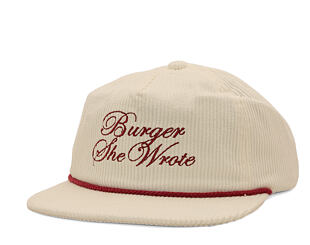 Kšiltovka Brixton - Burger She Wrote Snapback - Natural