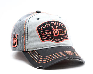 Kšiltovka Von Dutch - Baseball - Embroidery - White / Navy