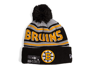 Kulich New Era - NHL Evergreen Wordmark Pom Medium Knit - Boston Bruins - Team Color