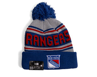 Kulich New Era - NHL Evergreen Wordmark Pom Medium Knit - NY Rangers - Team Color