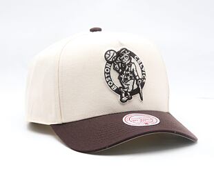 Kšiltovka Mitchell & Ness - NBA Brown And Cream Pro Snapback - Boston Celtics - Cream