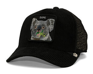 Kšiltovka Goorin - Corduroy Dope - Koala - Black