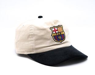 Kšiltovka New Era - Cord 19TWENTY - Barcelona FC - Ivory / Black