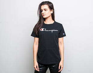 Dámské Triko Champion Crewneck T-Shirt Black 110992 KK001 NBK
