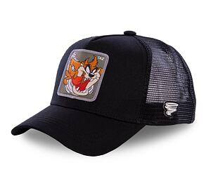 Kšiltovka Capslab Looney Tunes - Taz Trucker Black