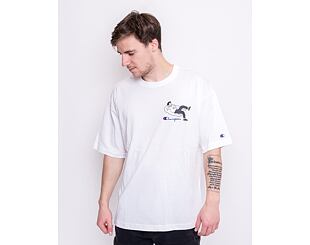 Triko Champion Crewneck T-Shirt White 214419 WW010