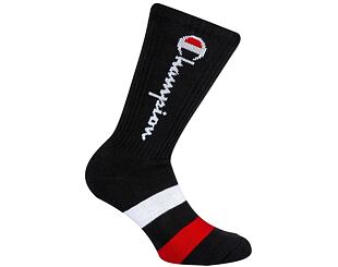 Podkolenky Champion Rochester Crew Socks Black/White/Red