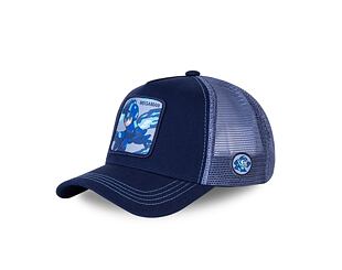 Kšiltovka Capslab Trucker (MEGAMAN) Blue HER3