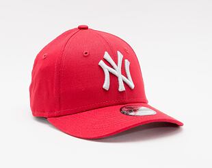 Dětská Kšiltovka New Era 9FORTY Kids MLB League Essential New York Yankees Strapback Scarlet / Dolph