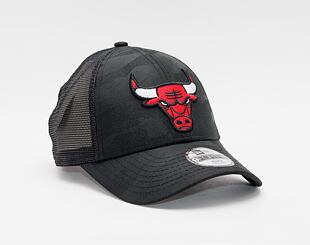 Dětská kšiltovka New Era 9FORTY Trucker NBA Home Field Trucker Chicago Bulls Strapback Black / Red