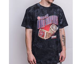 Triko Mitchell & Ness Champions Tie Dye Tee Detroit Pistons Black