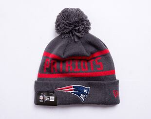 Kulich New Era NFL Jake Cuff Knit New England Patriots Grey