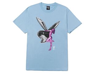 Triko HUF Playboy Bunny Balloon T-Shirt Light Blue