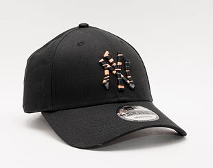 Kšiltovka New Era 9FORTY MLB Wild Camo New York Yankees Black / Orange