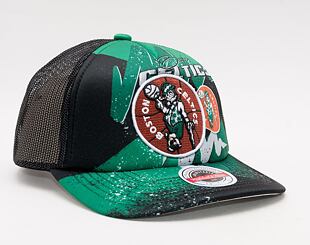 Kšiltovka Mitchell & Ness Hyper Trucker Snapback HWC Boston Celtics Black
