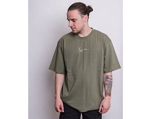 Triko Karl Kani Small Signature Essential Tee military green