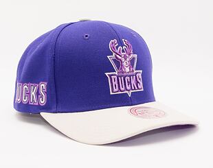 Kšiltovka Mitchell & Ness Off Team Snapback Hwc Milwaukee Bucks Purple