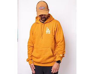 Mikina New Era MLB League Essential Back Print Hoody Los Angeles Dodgers Orange/White