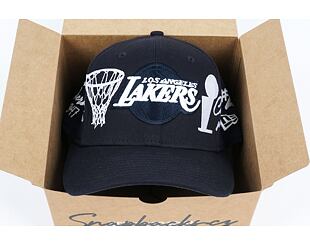 New Era × Adam Wave 9FIFTY Stretch-Snap Los Angeles Lakers Navy "Art Pieces"