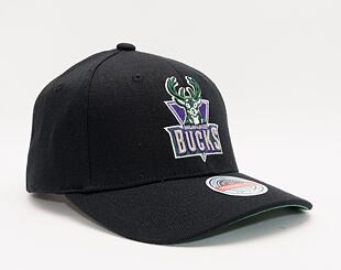 Kšiltovka Mitchell & Ness Classic Red Snapback Milwaukee Bucks Black