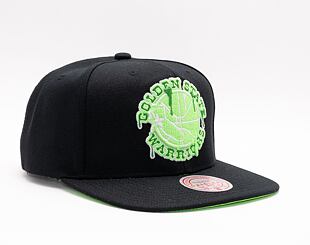 Kšiltovka Mitchell & Ness SLIME DRIP SNAPBACK HWC Golden State Warriors Black