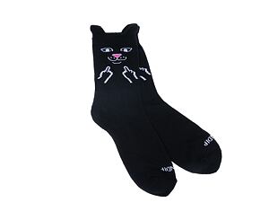 Ponožky Rip & Dip Jerm Face Mid Socks Black